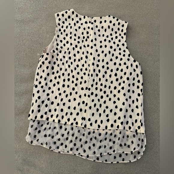 Kate Spade Leopard Polka Dots Sleeveless
Shell Blouse Female Size Small - Picture 5 of 8